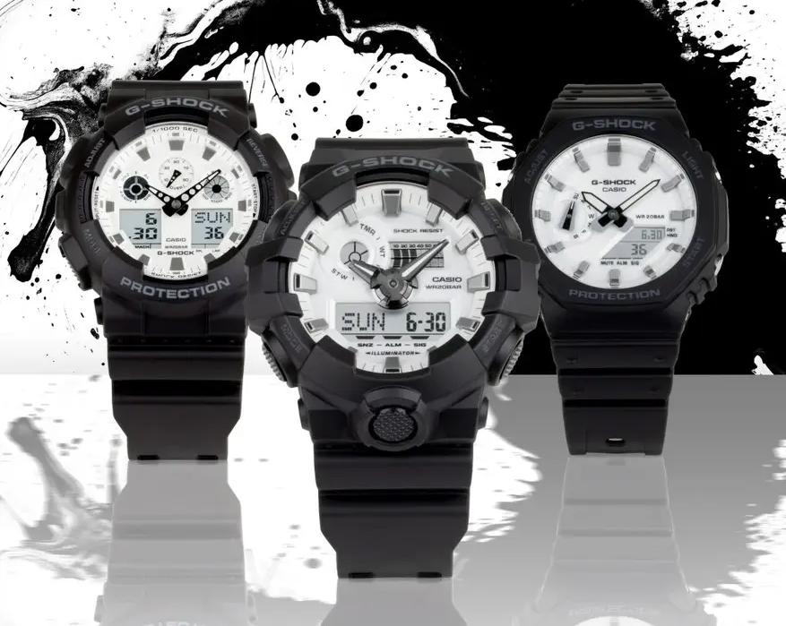Casio анонсировала черно-белую коллекцию часов серии G-SHOCK с водонепроницаемостью до 200 м / Гаджеты / iXBT Live
